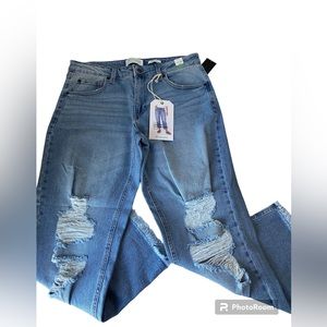 Regeneration Celebrity Pink Jeans Mid-Rise Cropped New Age Size 11/30 New